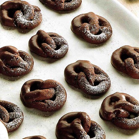 Recette des Petits bretzels au chocolat