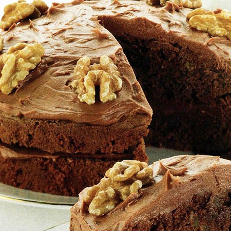 Recette du Gâteau au chocolat et aux noix